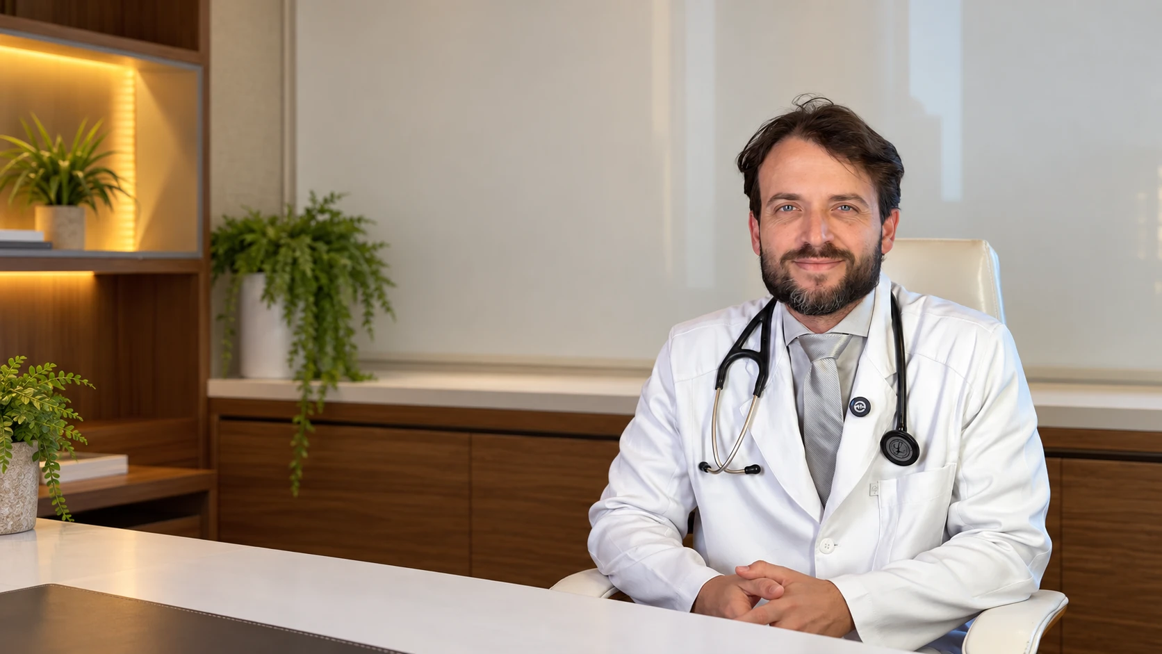 Cardiologista da Centrocor no consultório