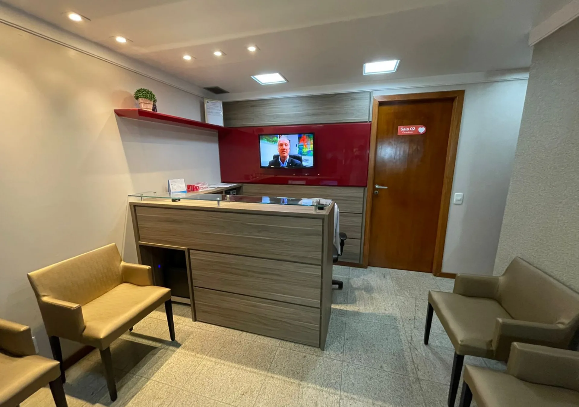 Recepção da Clínica Centrocor